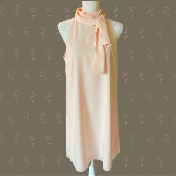 Banana Republic Tie Neck Sleeveless Shift Dress - Picture 4 of 10